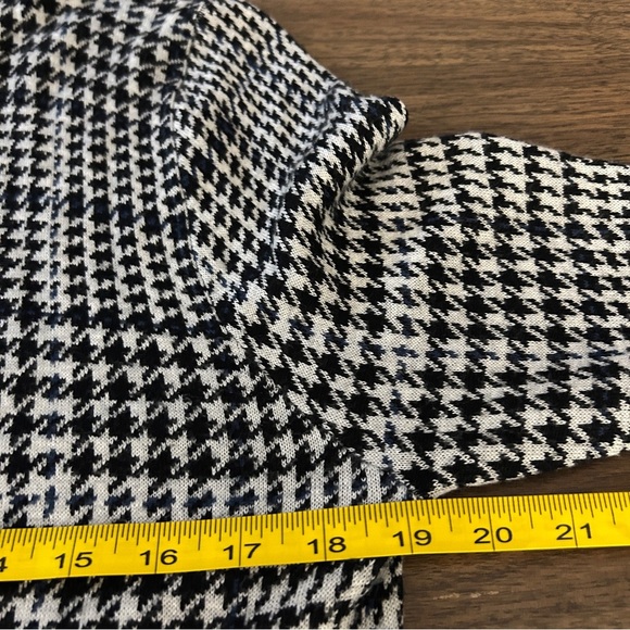 Le31 Simons Monochrome Houndstooth Cardigan M - Picture 8 of 10